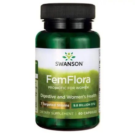 ФемФлора Пробиотик Формула за Жени 9.8 милиарда CFU x 60 капсули SWU534 Swanson