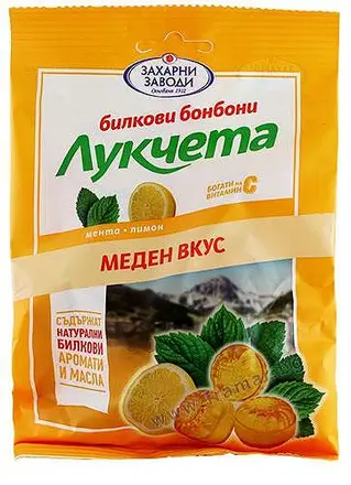 Лукчета медени бонбони 75 гр