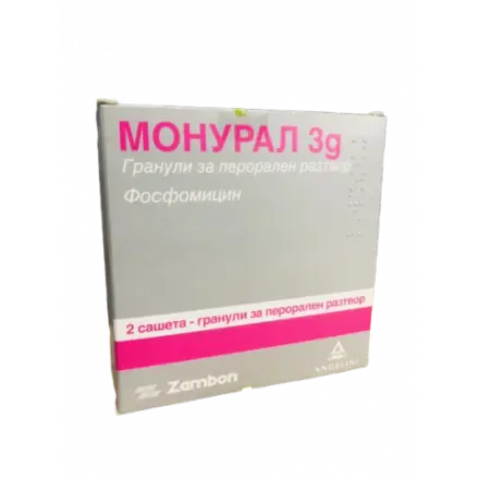 Монурал саше 3 г х 2