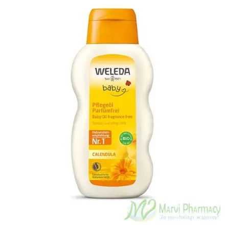 WELEDA Baby Олио с невен за масаж и почистване (без аромат) 200 мл.