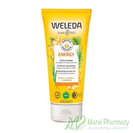 Weleda Душ-гел Енергия, 200 мл