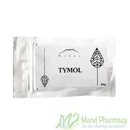 Nanga Тимол (Tymol) кристали грижа за кожата, 50 гр