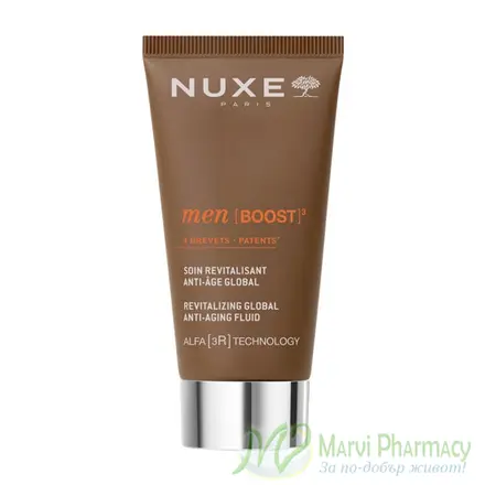 Nuxe Men Boost Ревитализиращ флуид против стареене, 50 мл