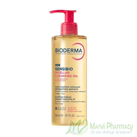 BIODERMA Sensibio Micellar Cleansing Oil за чувствителна кожа, 300мл
