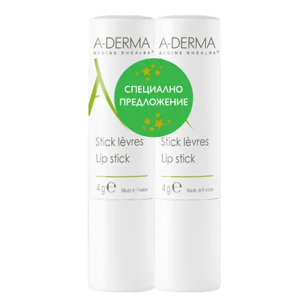 A-Derma DUO AD NATURAL CARE Стик за устни с овес