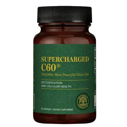 Global Healing Supercharged C60® Микроактивиран активен въглен х 30 капсули