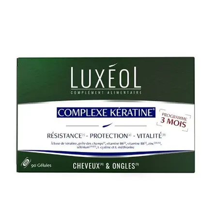 Luxéol Формула за здрава коса с Кератин x 90 капсули