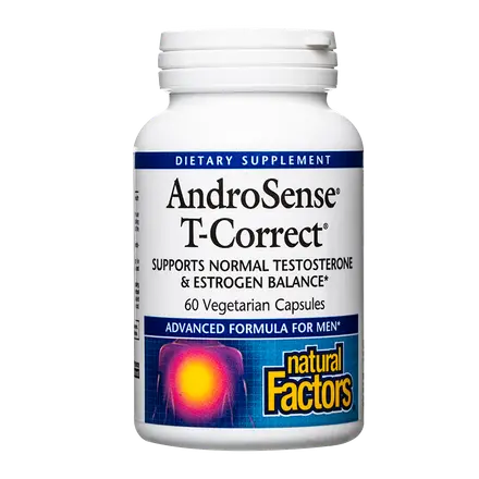 Natural Factors AndroSense T-Correct (Тестостерон и Eстроген Баланс Формула) х 60 V капсули