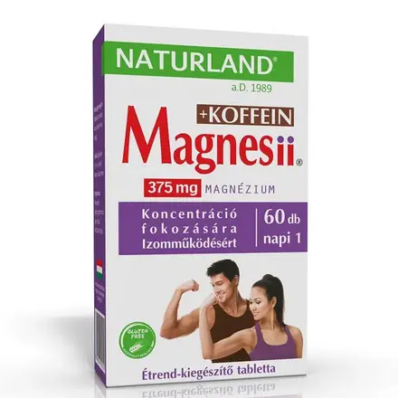 Naturland Магнезий (оксид) + кофеин x 60 таблетки
