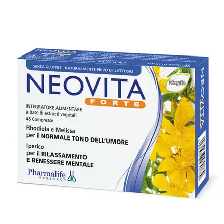 Pharma Life Неовита Форте (златен корен, жълт кантарион и маточина) x 45 таблетки