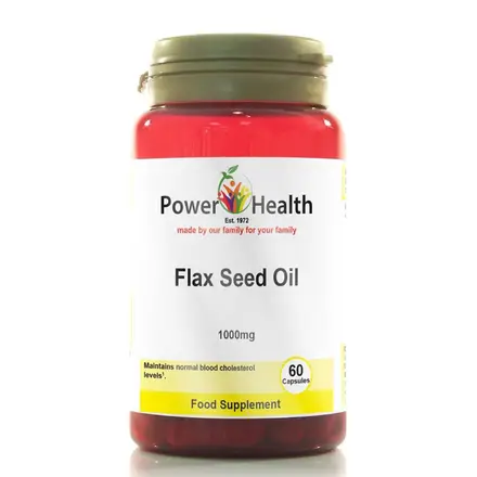 Power Health Ленено масло (органик) 1000 mg x 60 капсули