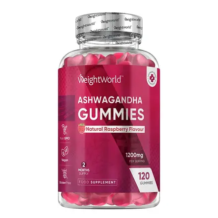 Weight World Ашваганда Гъми х 120 желирани таблетки, с вкус на малина