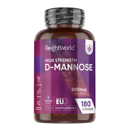 Weight World D-Маноза 666 mg Здрав уринарен тракт - 180 капсули