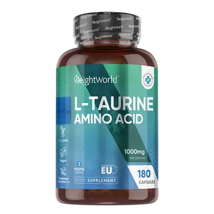 Weight World L-Таурин 500 mg x 180 капсули