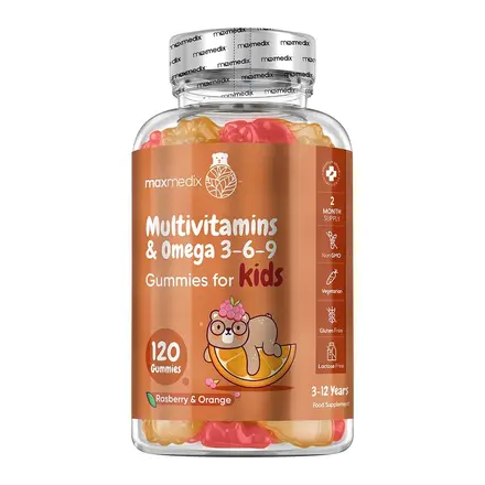 Weight World Мултивитамини Гъми за Деца + Омега 3-6-9 х 120 желирани таблетки