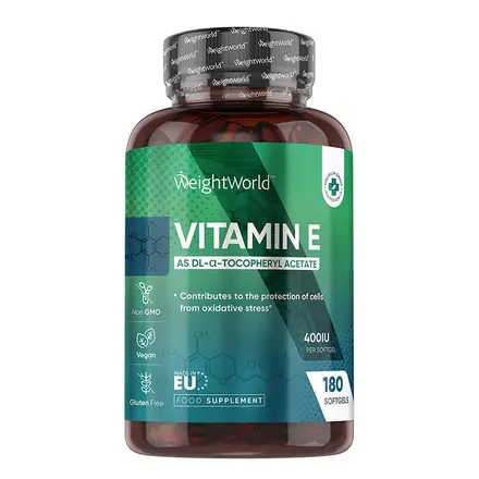 Weight World Витамин Е 400 IU / 268 mg х 180 софтгел капсули