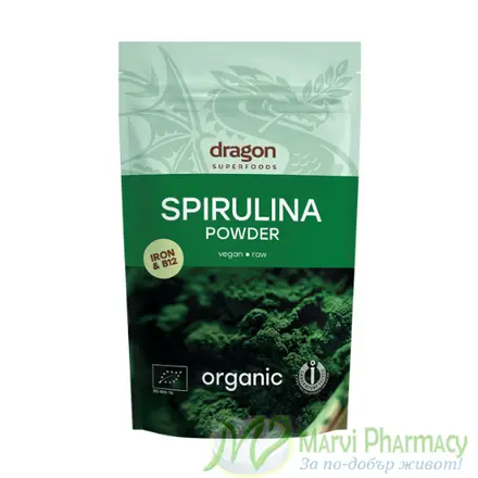 Dragon Superfoods БИО Спирулина на прах, 100 г