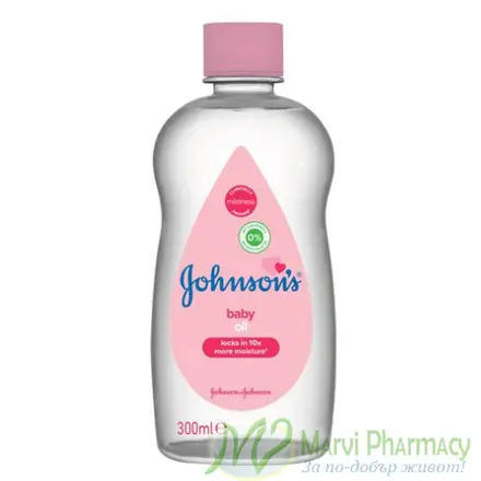Johnson's Baby Oil Бебешко олио, 300 мл