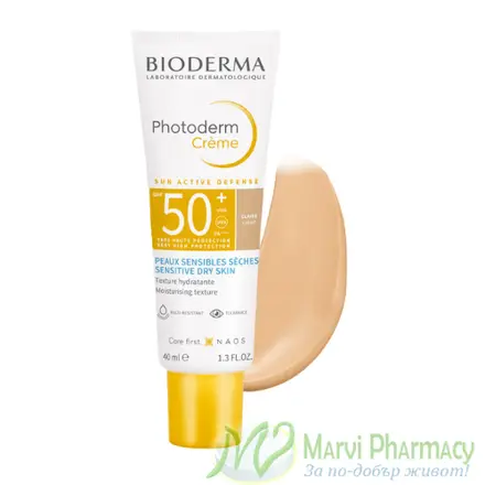 Bioderma Photoderm Creme за суха кожa SPF50+ светъл