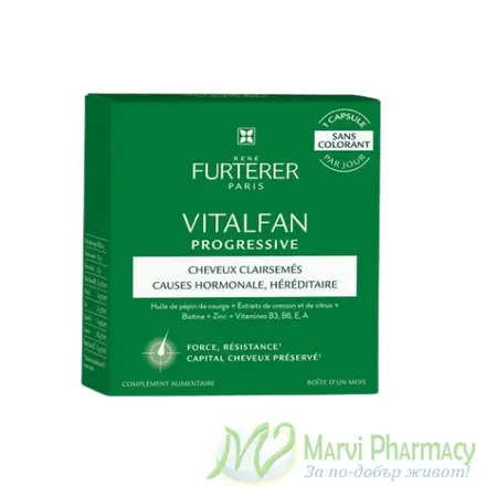 Rene Furterer Vitalfan Antichute При прогресивен косопад 30 капс.