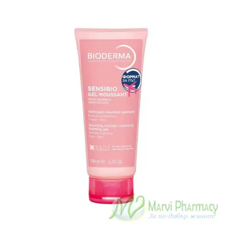 Bioderma Sensibio Нежен измиващ гел за чувствителна кожа 100 мл