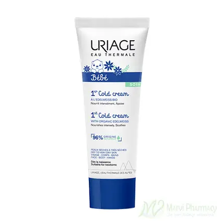 URIAGE Bebe Cold Cream Защитен ултра-подхранващ крем за бебета и децa 75мл