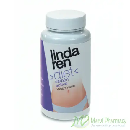 Linda Ren diet Активен въглен (Плосък корем) х 60 капсули