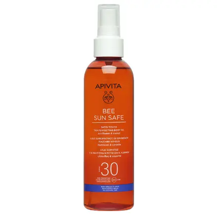 APIVITA Bee Sun Safe Олио за шоколадов тен SPF30 200 мл