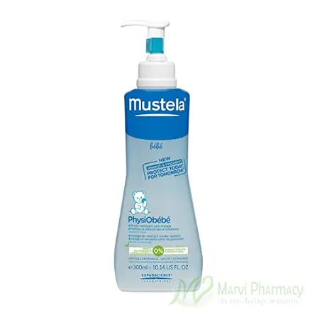 MUSTELA PhysiObebe/Физиобебе почистващ флуид без изплакване 300 мл