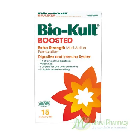 Bio-Kult BOOSTED Пробиотичен комплекс за имунната система, 15 капсули