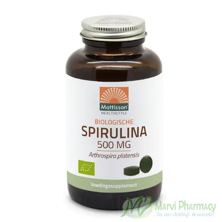 Mattisson Спирулина Органик 500 mg x 240 таблетки