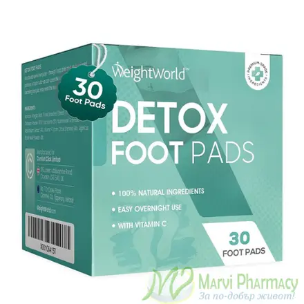 Weight World Детокс Пластири за ходила x 30 бр