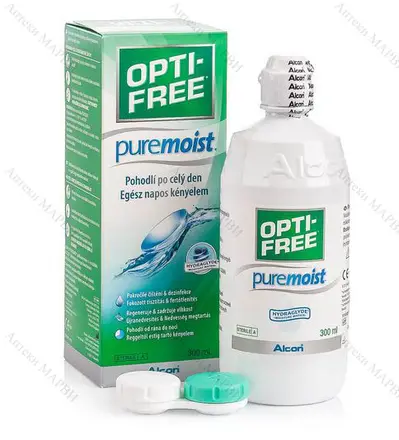 Opti-Free Puremoist / Опти-Фрий, Стерилен разтвор за контактни лещи, 300 мл.