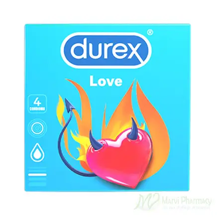 DUREX Love Презервативи с нежен лубрикант 4бр./кутия
