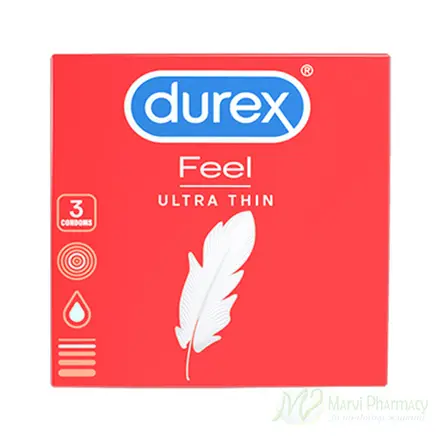 DUREX Feel Ultra Thin Презервативи изключително тънки 3 бр./кутия