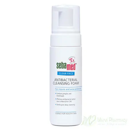 Sebamed Clear Face/Себамед Антибактериална почистваща пяна против акне 150мл.