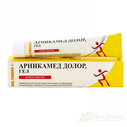 Dr. Theiss Arnikamed Dolor Гел при натъртвания и навяхвания, 50