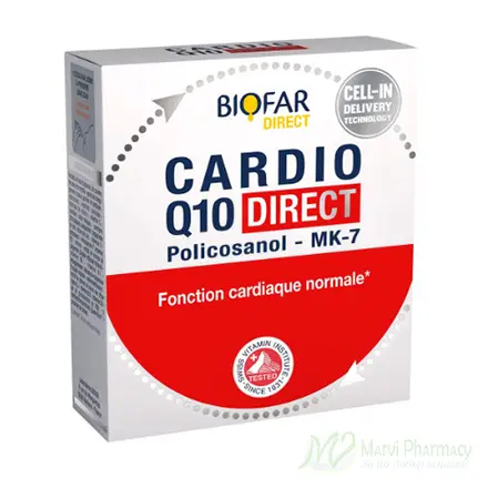 Biofar Cardio Q10 Direct / Биофар Кардио Q10 за здрава сърдечно–съдова система 14 сашета