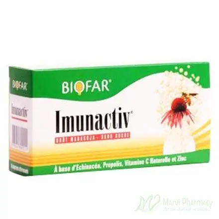 Biofar Имунактив с вкус на маракуя 10 ефф. табл.