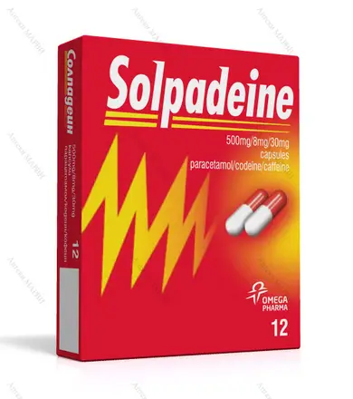 Solpadeine / Солпадеин, при болка и висока температура, 12 капс.