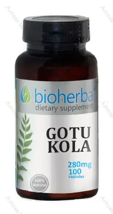 Bioherba Готу Кола за кръвоносната система 280 мг. 100 капс.