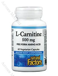 Natural Factors Л-Карнитин 500мг x 60 V-капс.