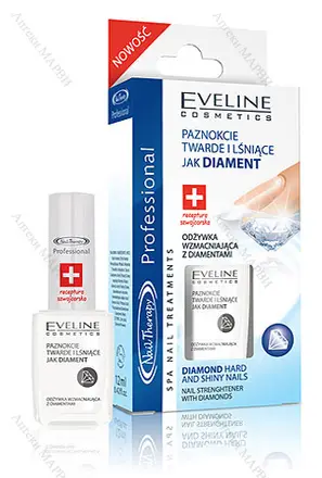 Eveline Professional Nail Therapy DIAMOND Заздравител за нокти с диаманти 12 мл.