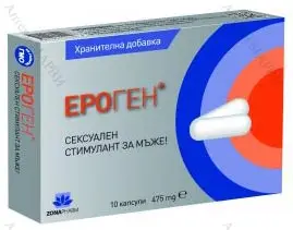 Zona Pharm, Ероген - сексуален стимулант за мъже, 475 мг., 10 капс.