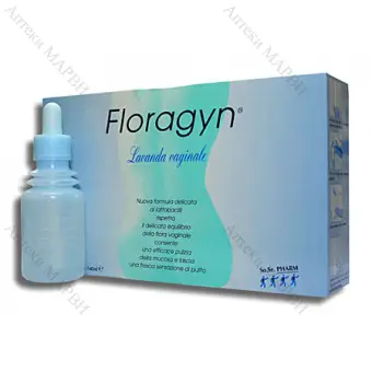 Floragyn за вагинална промивка, 5 флакона х 140 мл