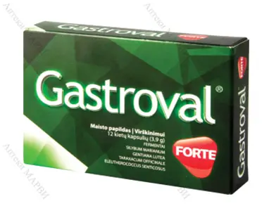 Gastroval FORTE / Гастровал ФОРТЕ, за добро храносмилане, 12 капс.