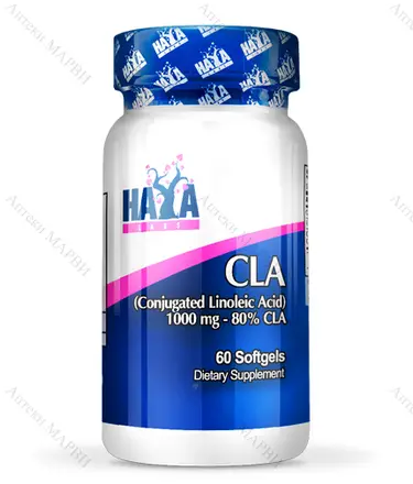 Haya Labs CLA (Свързана линолова киселина) 1000 мг. 60 софтгел капс.
