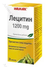 Walmark, Лецитин - за нормални нива на холестерола, 1200 мг., 30 капс.
