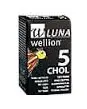 Wellion LUNA / Велион ЛУНА, Тест-ленти за холестерол, 5 бр.