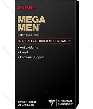 GNC Men's Mega Men Мултивитамини за мъже 90 каплети